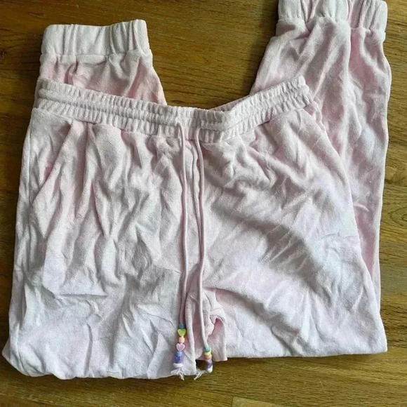 NWT Stoney Clover Lane x Target Ankle Terry Jogger Pant Pink - Picture 4 of 7